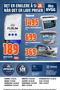 Forhåndsvisning av Obs Bygg kundeavis gyldig fra 15.03.2026 | Side: 18