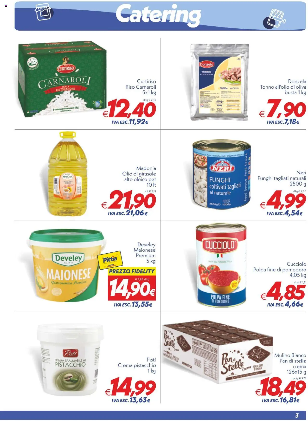 Volantino SuperConveniente del 12.09.2025 | Pagina: 3 | Prodotti: Crema, Pomodoro, Olio, Tonno