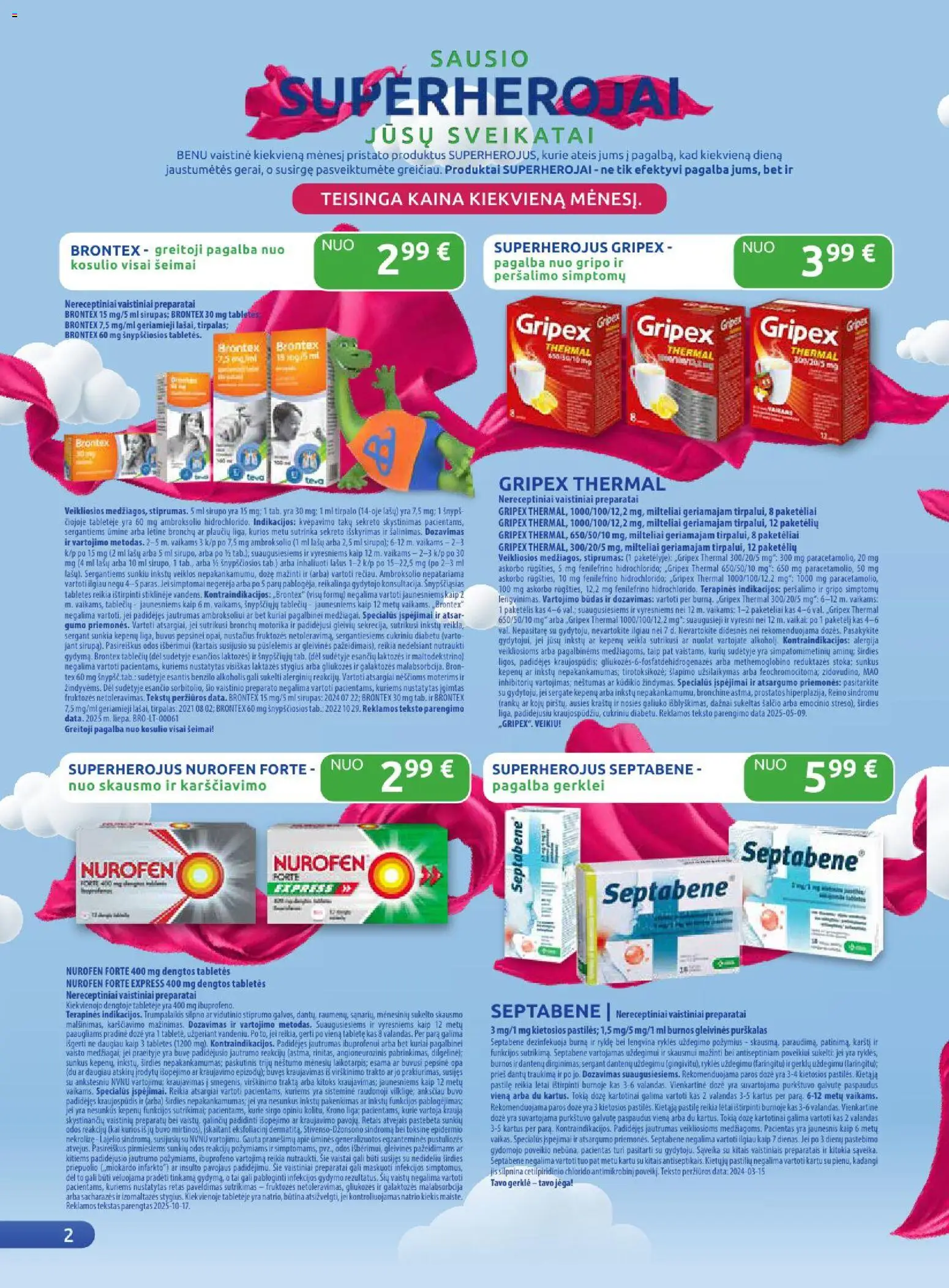 BENU akcijos nuo 01.01.2026 | Puslapis: 2