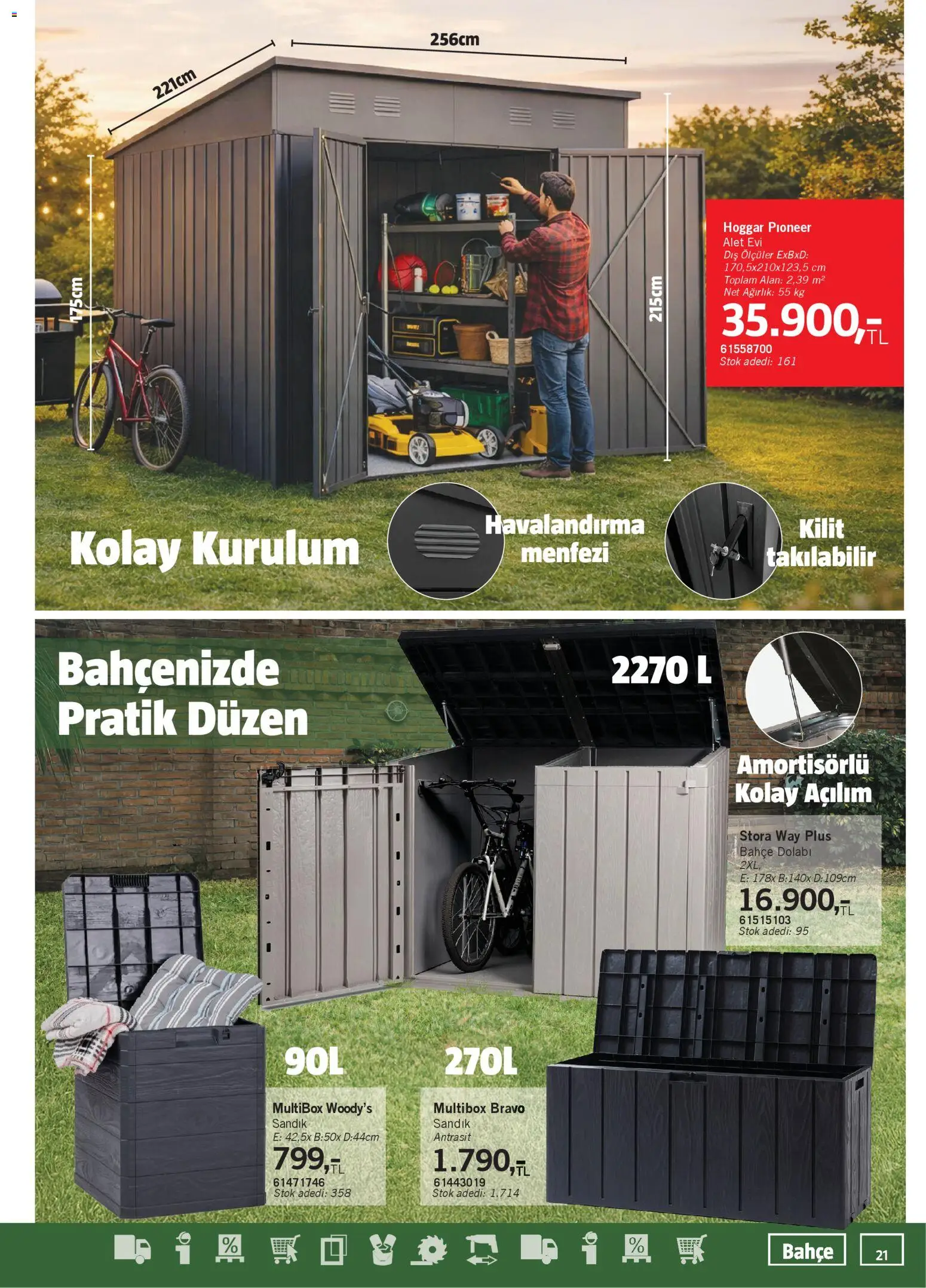 Bauhaus Katalog - 28.03.2026 tarihinden itibaren geçerlidir | Sayfa: 21 | Ürünler: Ağırlık