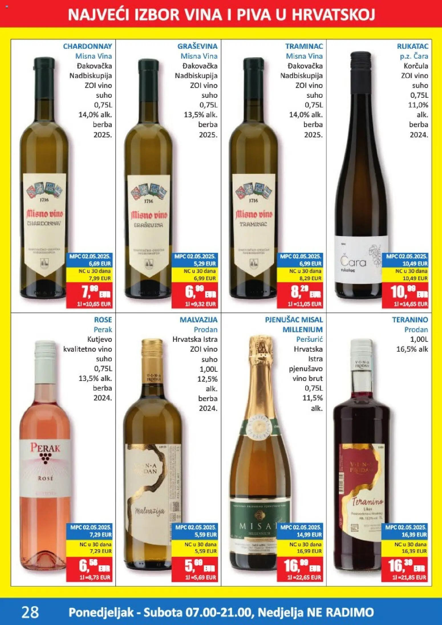 Vrutak katalog | vrijedi od 13.04.2026 | Stranica: 28 | Proizvodi: Vino, Teranino