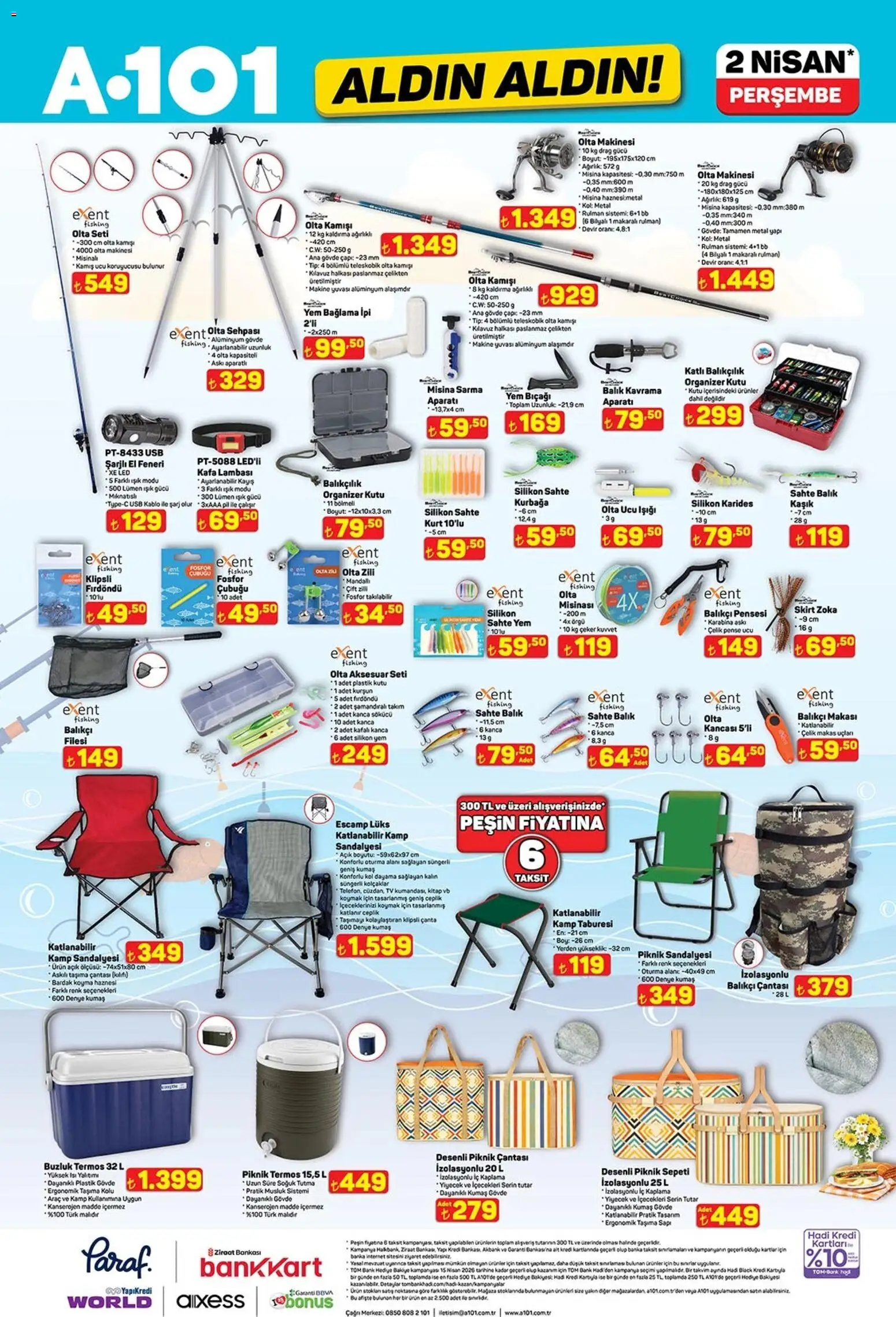 A101 - Katalog Aldın Aldın - 02.04.2026 tarihinden itibaren geçerlidir | Sayfa: 14 | Ürünler: Askı, Makas, TV, Termos