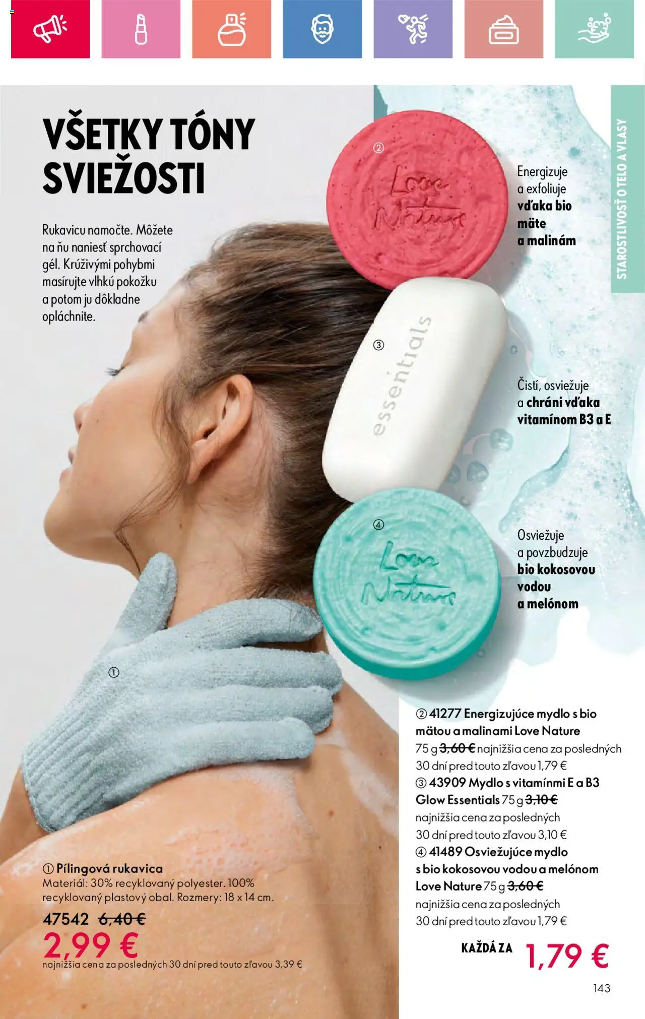 Katalóg Oriflame 10 2025 │ platný od 06.07.2025 | Strana: 143 | Produkty: Mydlo