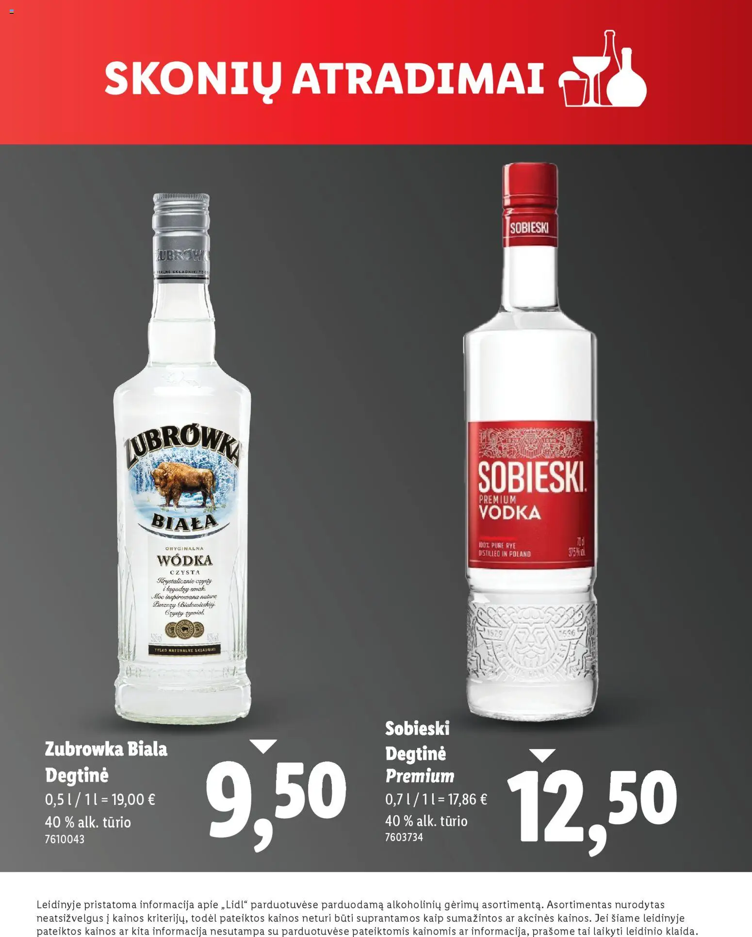 LIDL akcijos nuo 07.12.2025 | Puslapis: 3 | Prekių: Degtinė