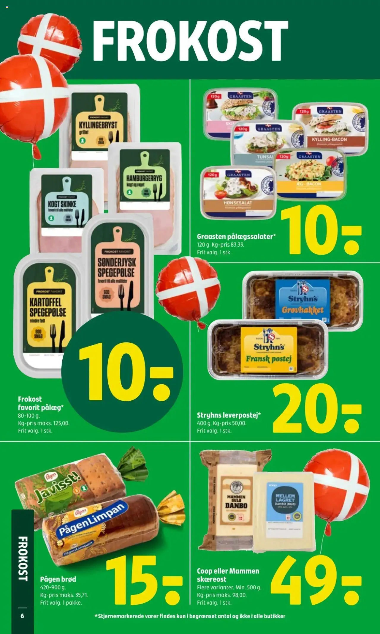 Coop 365 tilbudsavis – gyldig fra 11.09.2025 | Side: 8 | Produkter: Paté, Æg, Skinke, Hamburgerryg