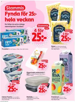 ICA Supermarket reklamblad aktuell från 18.08.2025 | Sida: 2 | Produkter: Galler, Creme fraiche, Matlåda, Pasta