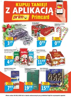 Pogląd oferty "Prim Market Promocje - Primcard" - ważna od 18.12.2025