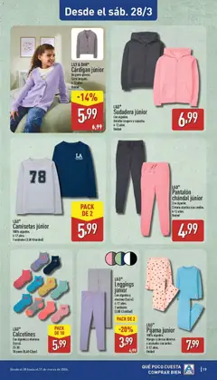 Vista previa Sudadera júnior, Con algodón. Bolsillo canguro y capucha. 6-12 años. Unidad válido desde el 23.03.2026 | Página: 19 | Productos: Sudadera, Pijama