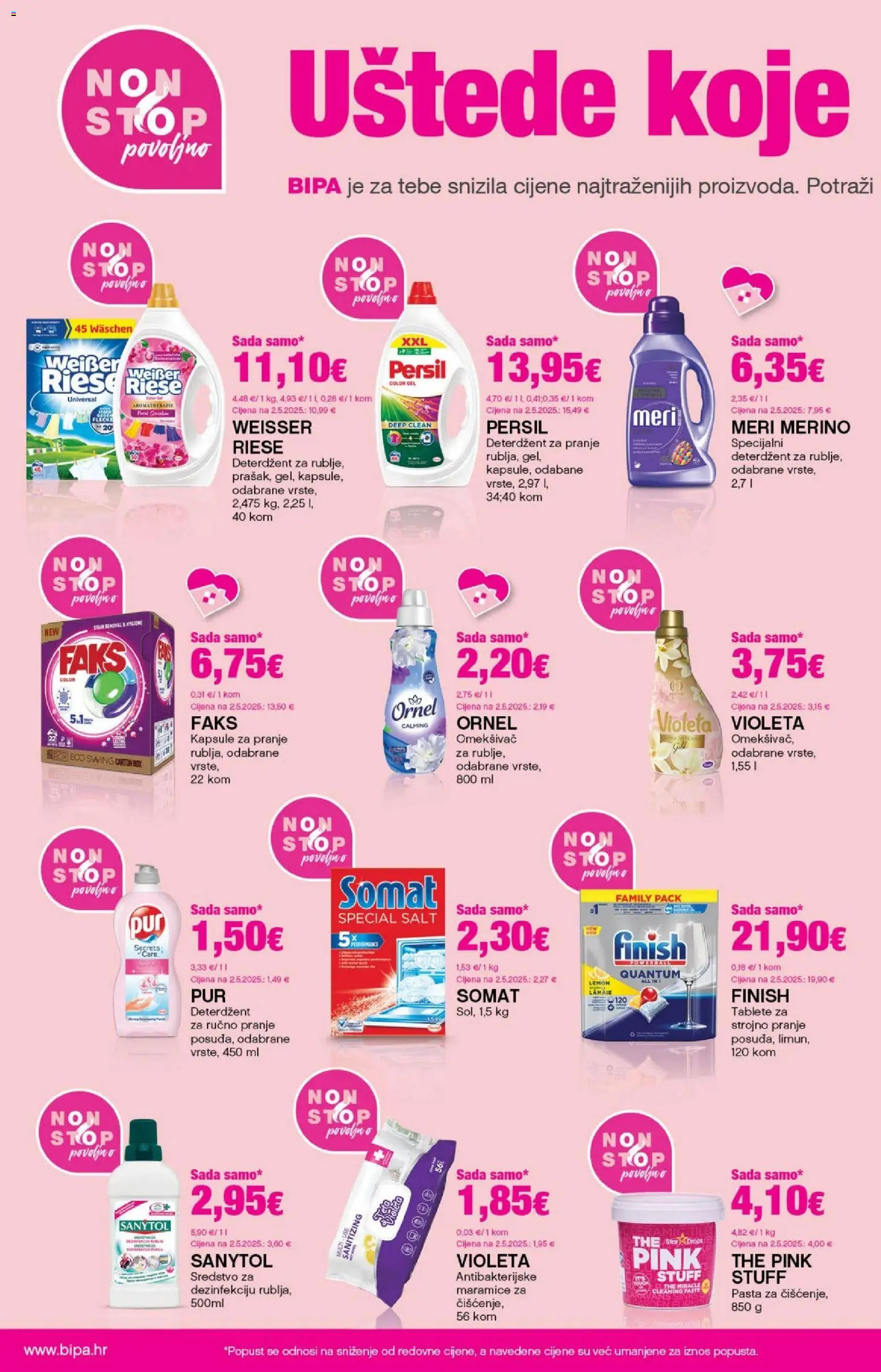 Bipa katalog | vrijedi od 08.01.2026 | Stranica: 18 | Proizvodi: Faks, Deterdžent, Finish, Somat