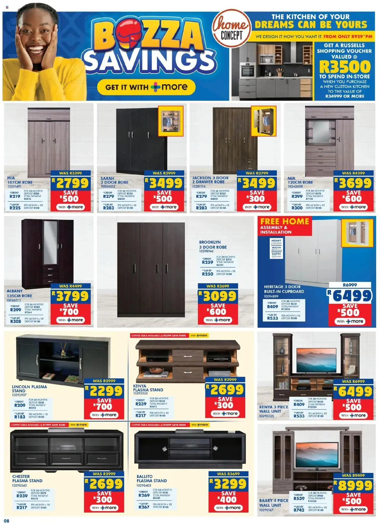 Russells Specials │ valid from 19.06.2025 | Page: 8 | Products: Coffee table, Table, Wall unit, Coffee