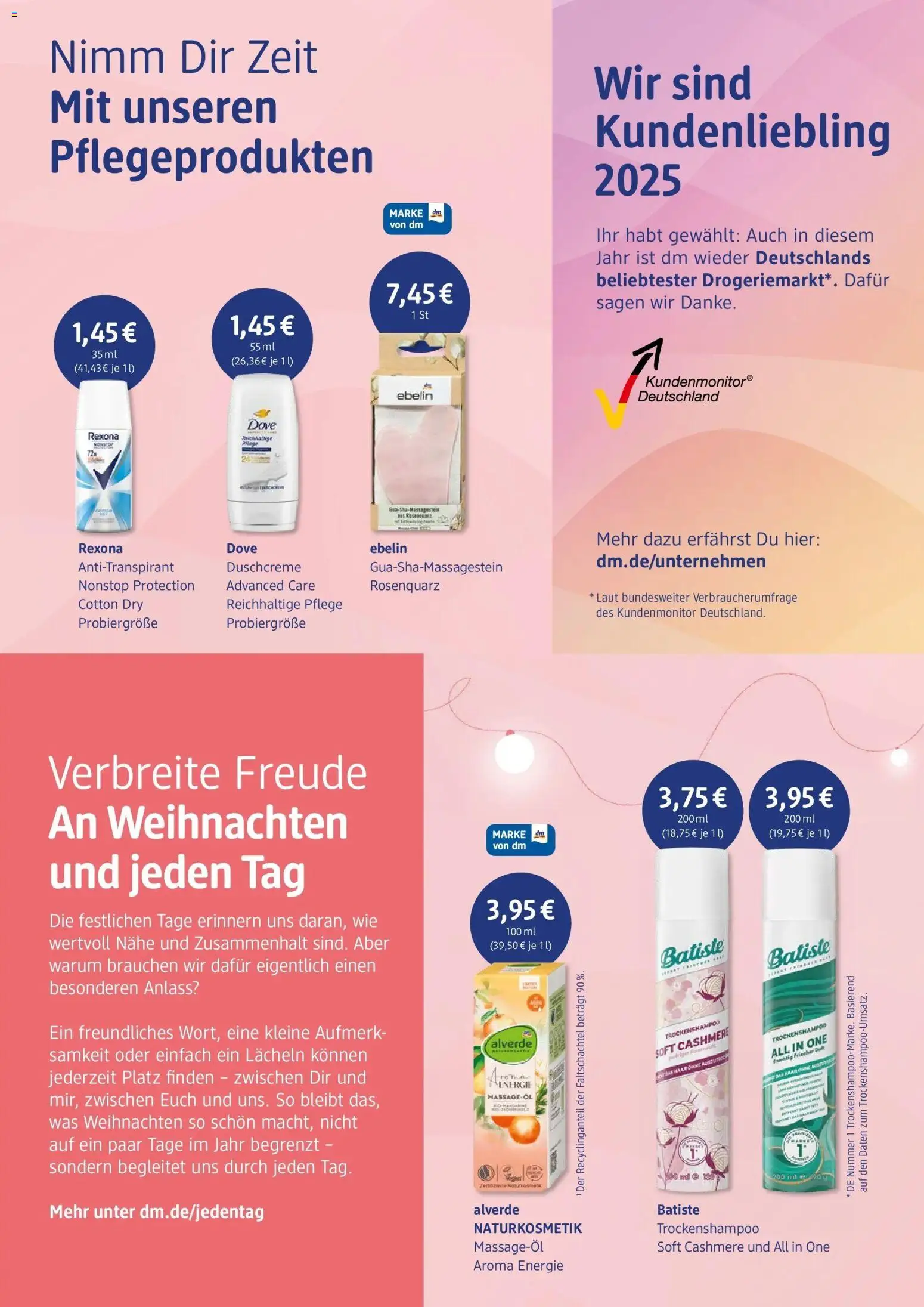 dm drogerie prospekt Ingelheim Am Rhein – gültig ab 02.12.2025 | Seite: 5 | Produkte: Antitranspirant, Massageöl, Duschcreme