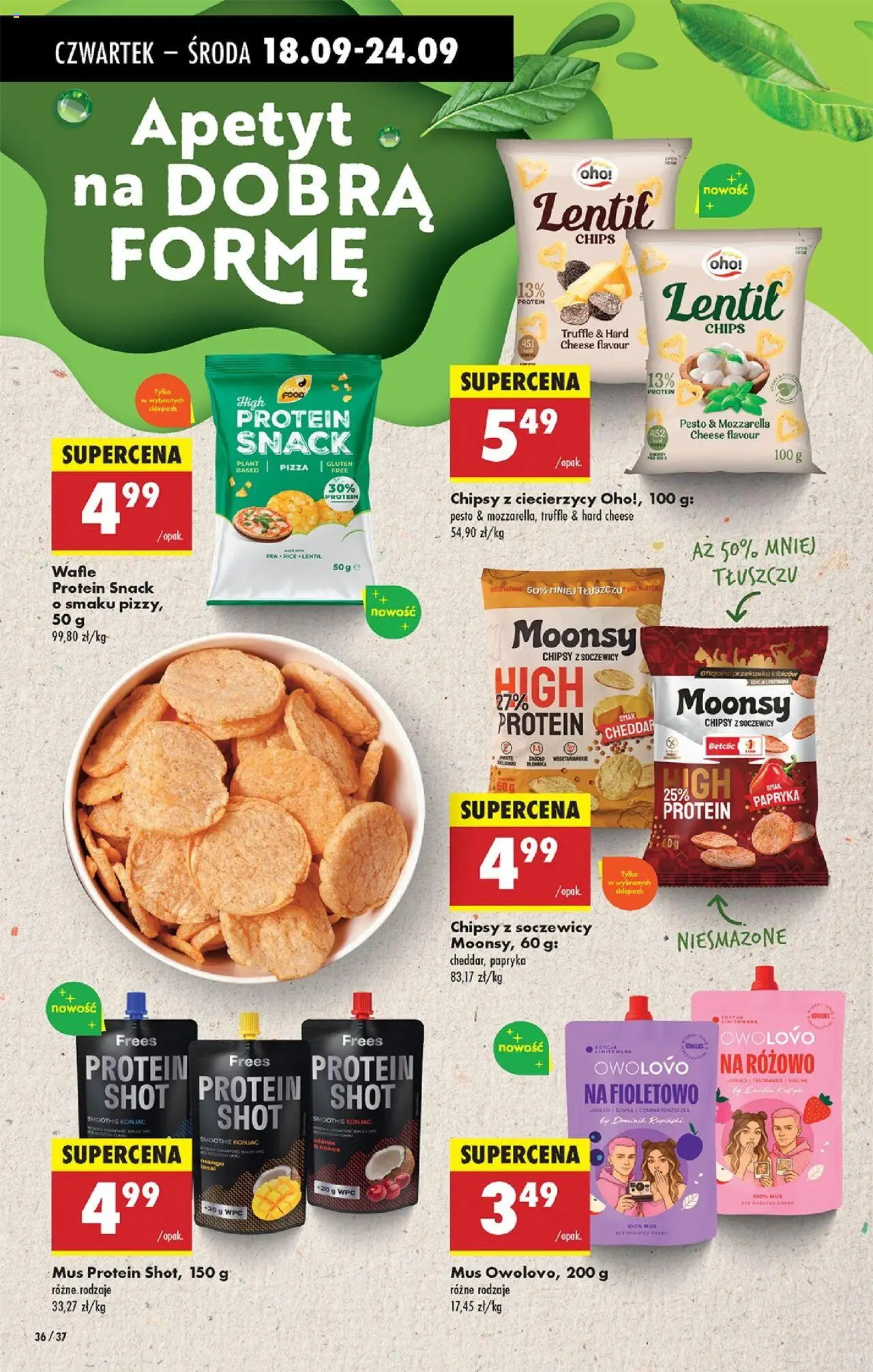 Biedronka gazetka - Oferta w tym tygodniu od 18.09.2025 | Strona: 46 | Produkty: Mango, Chipsy, Papryka, Cheddar