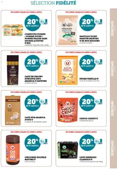 U Express - Prévisualisation de U Express - Ma sélection Carte U mars valide à partir de 02.03.2026 | Page: 7 | Produits: Fraise, Sucre, Huile, Café