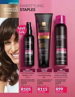Avon specials catalogue – valid from 01.04.2026 | Page: 154 | Products: Shampoo, Hair spray, Cream