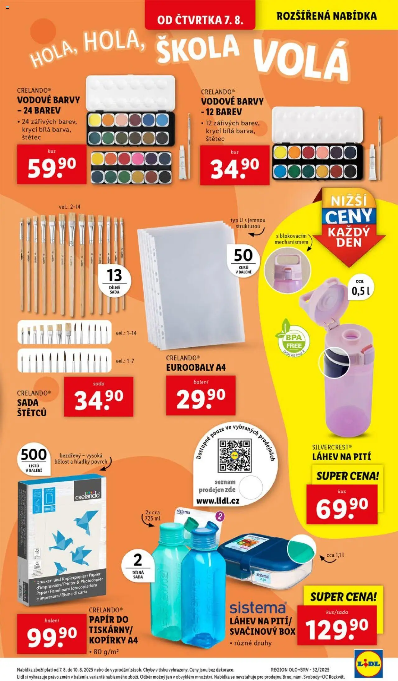 Lidl leták od 07.08.2025 | Strana: 37 | Produkty: Box, Barvy, Štětec, Láhev