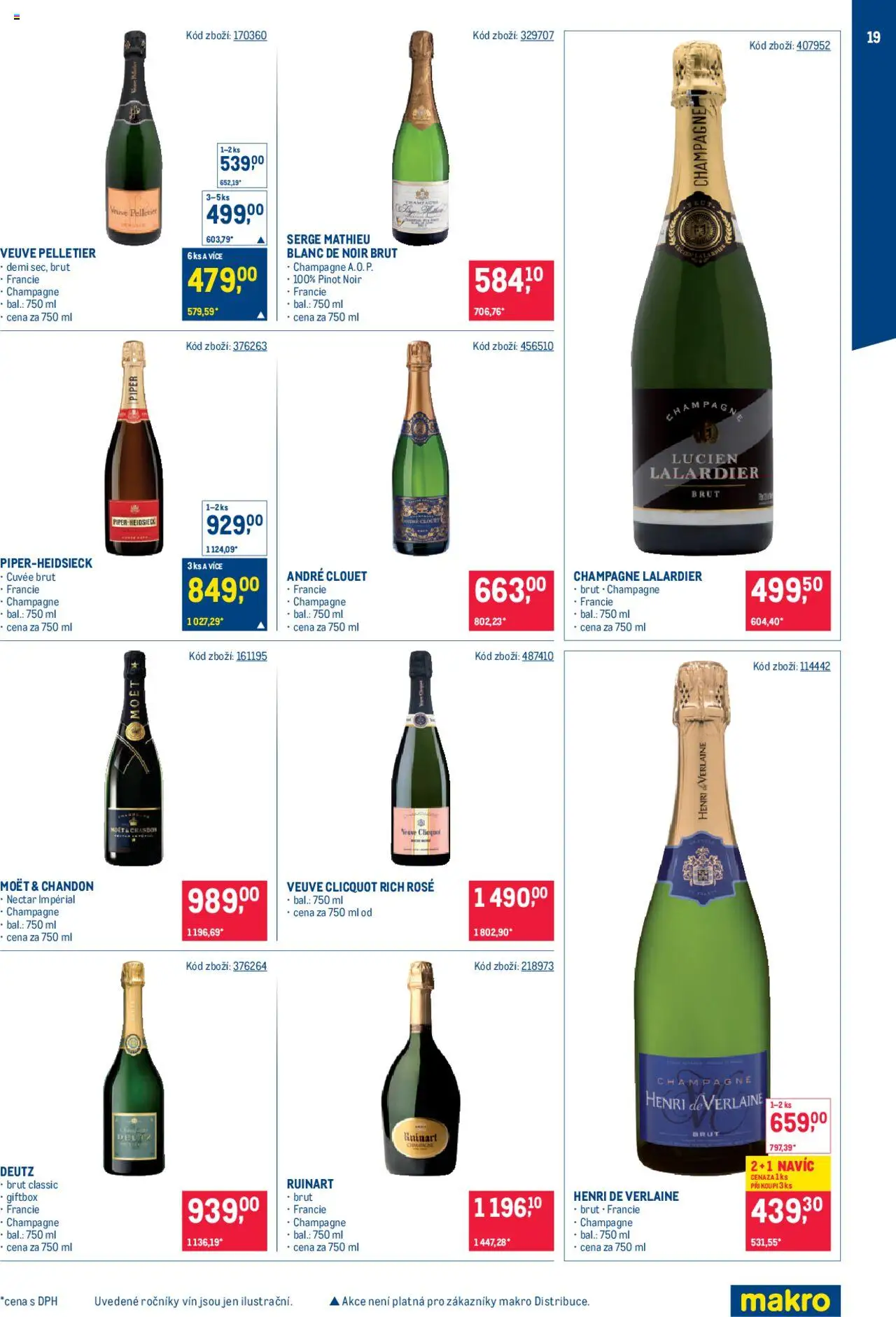 Makro leták - Bar od 08.10.2025 | Strana: 19 | Produkty: Moët, Pinot Noir, Champagne, Moët & Chandon