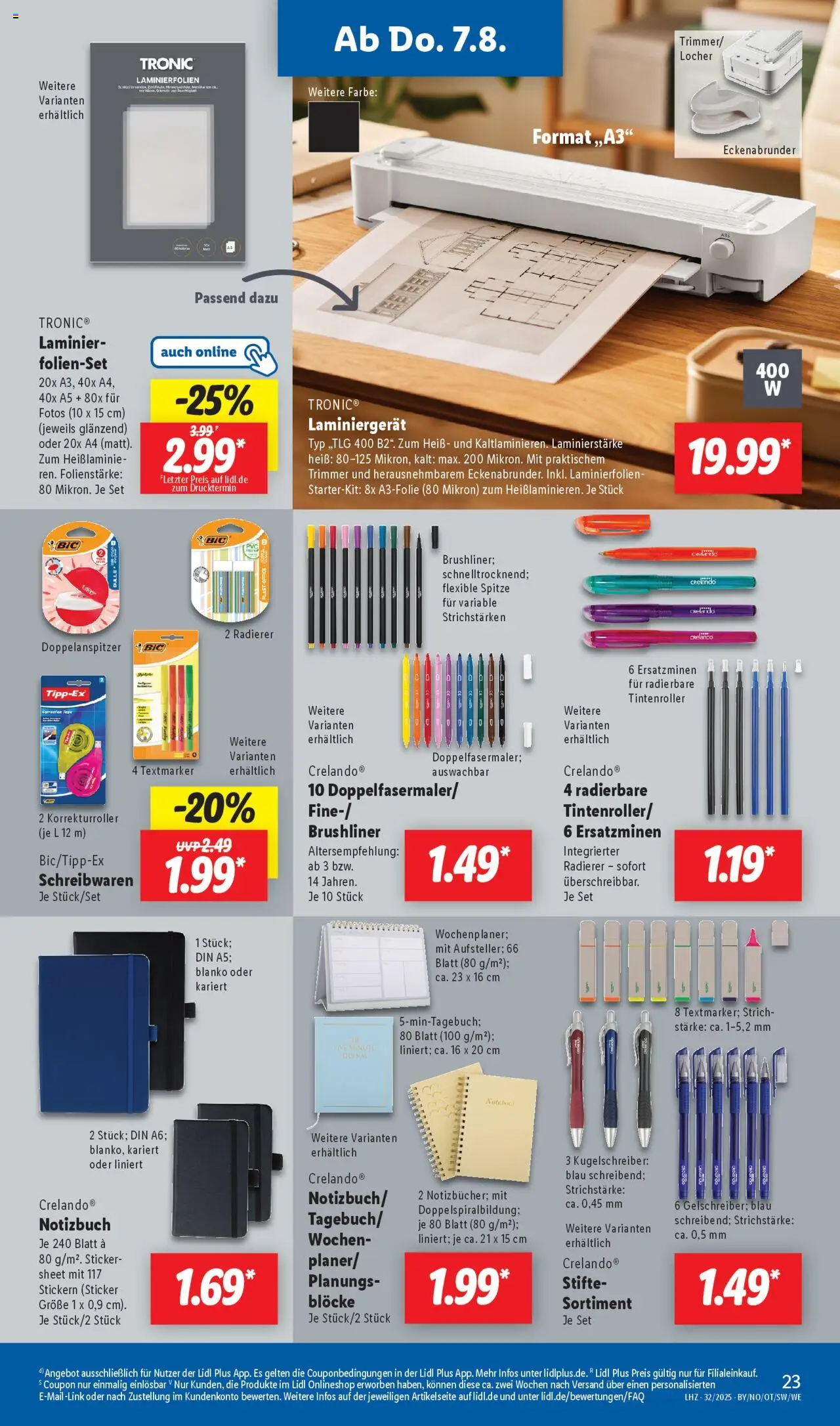Lidl Prospekt 	 - gültig ab dem 04.08.2025 | Seite: 15 | Produkte: Notebook, Notizbuch