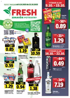 Fresh leták platný od 09.10.2025
