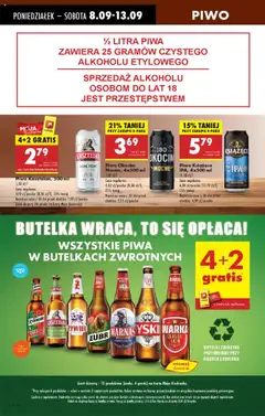 Piwo Kasztelan, 500 ml od 08.09.2025 | Strona: 52