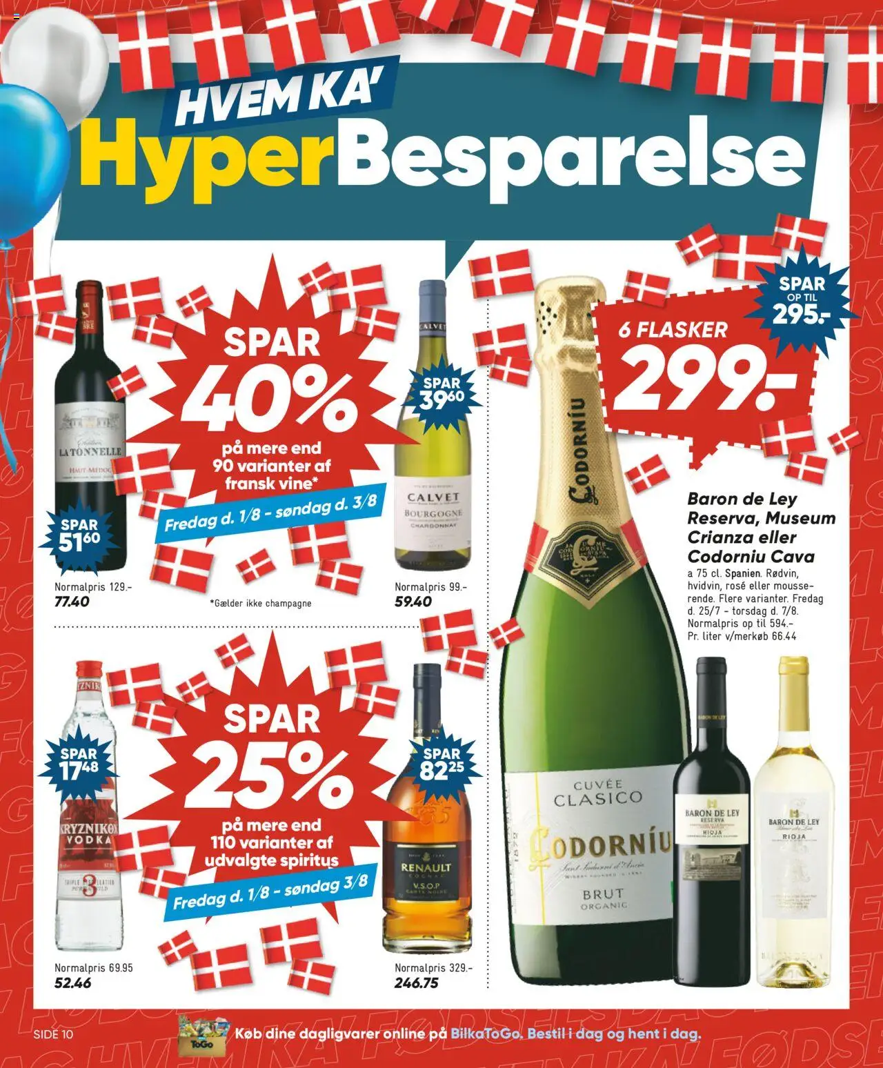 Bilka Tilbudsavis gyldig fra 01.08.2025 | Side: 10 | Produkter: Vodka