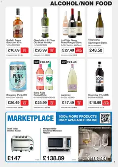 Preview of Booker Wholesale - Catering Specials valid from 07.01.2026 | Page: 5 | Products: Beer, Bourbon, Whiskey, Toaster