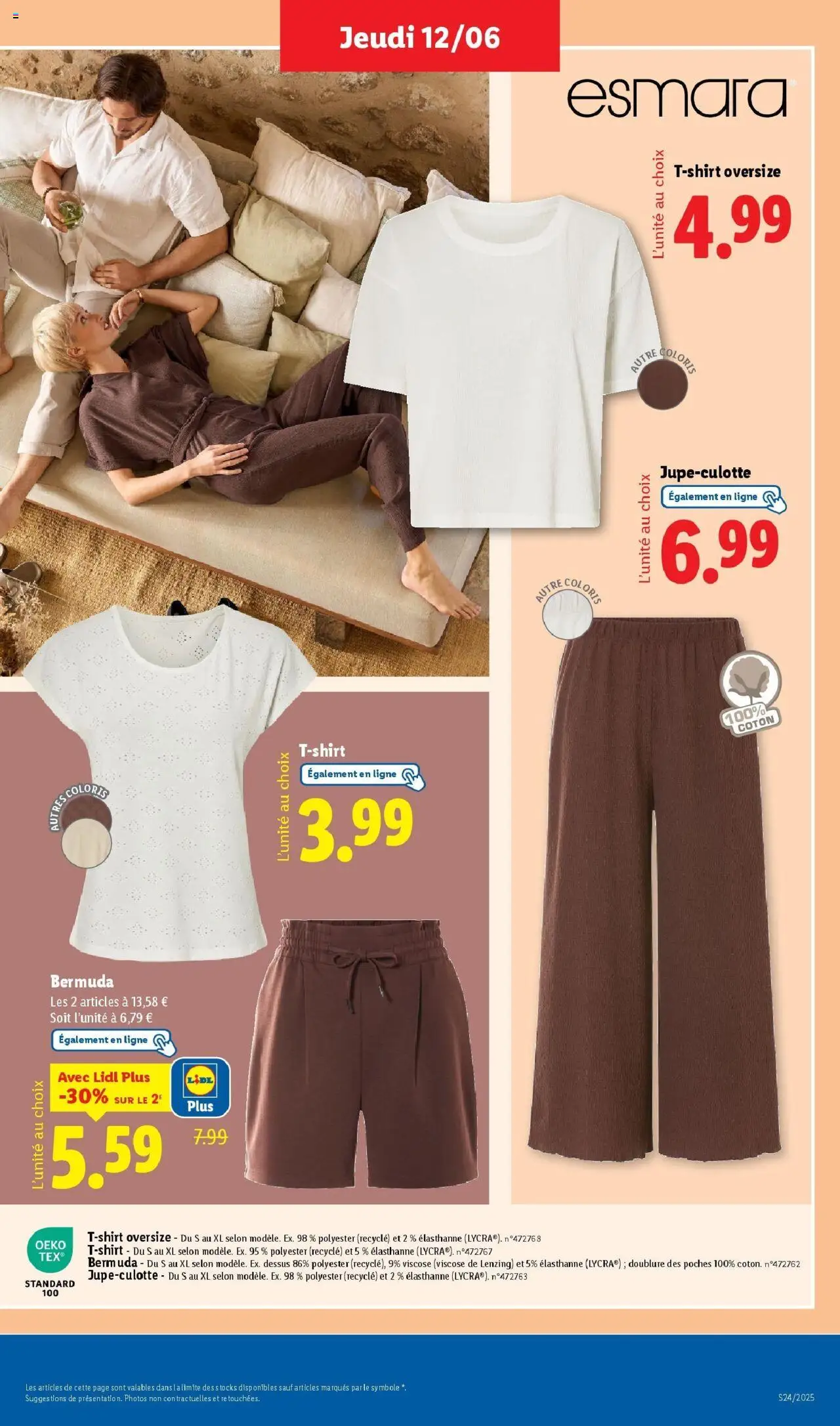  | Page: 43 | Produits: Bermuda, Coton, T-shirt