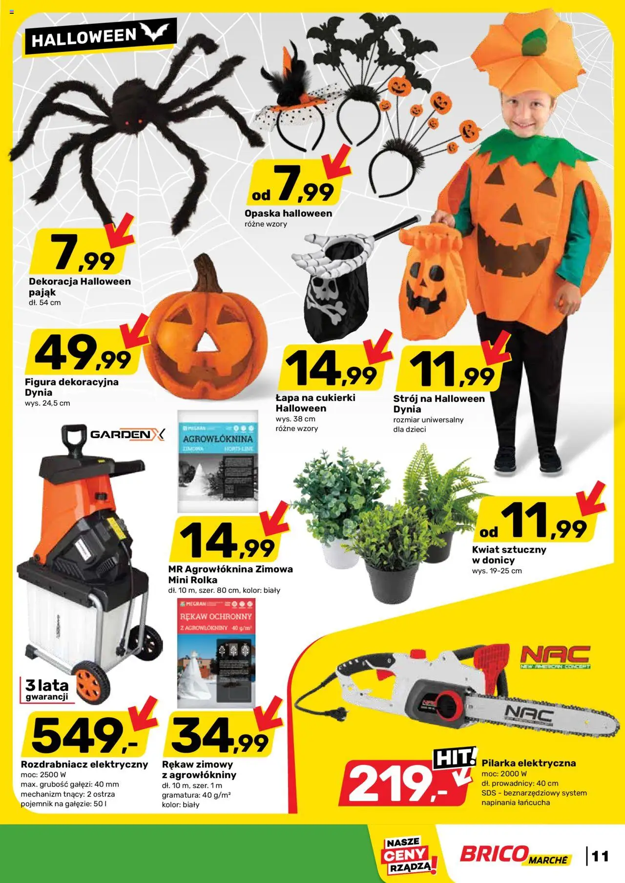 Brico Marché Gazetka od 08.10.2025 | Strona: 11 | Produkty: Dynia, Cukierki