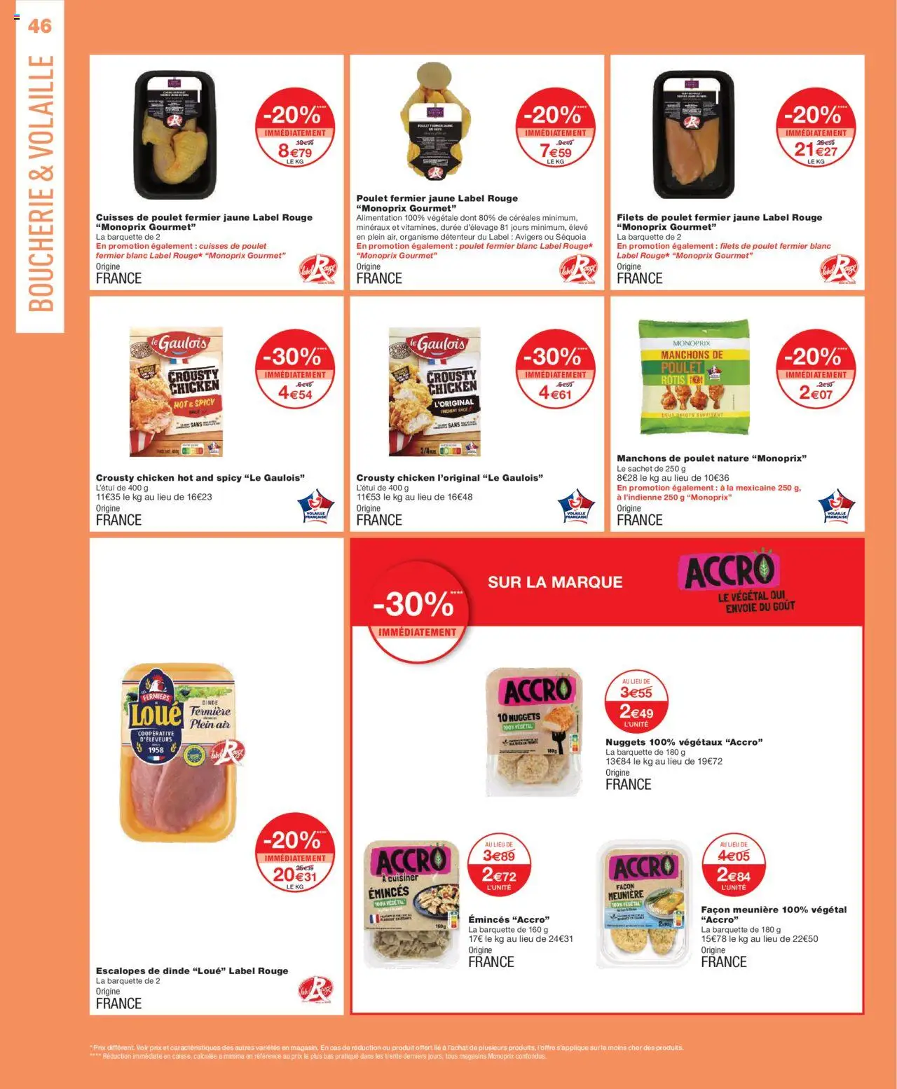 {H1} | Page: 46 | Produits: Cuisses de poulet, Volaille, Céréales