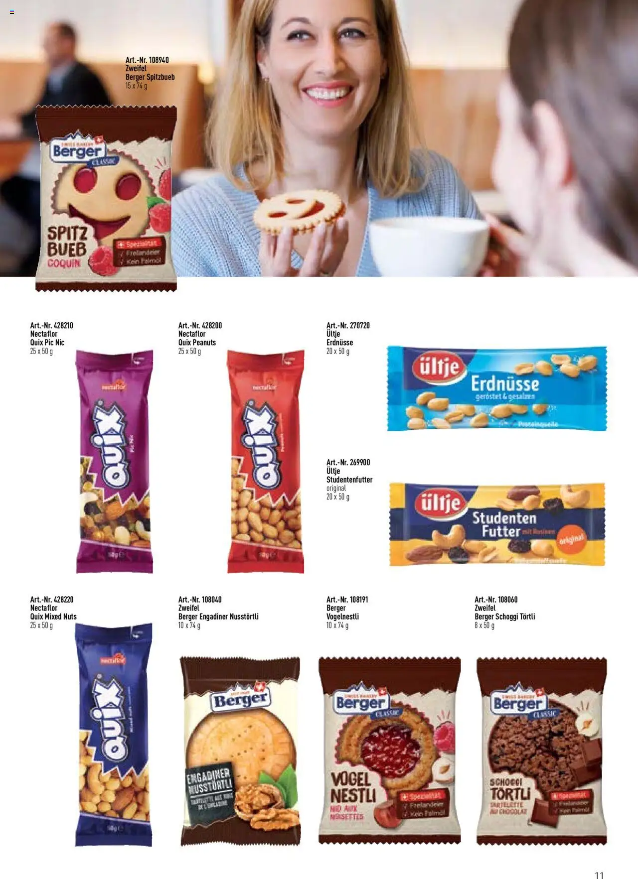 Prodega Aktionen Sortiments-Ideen für Kiosk und Shop ab 01.08.2024 | Seite: 11 | Produkte: Erdnüsse