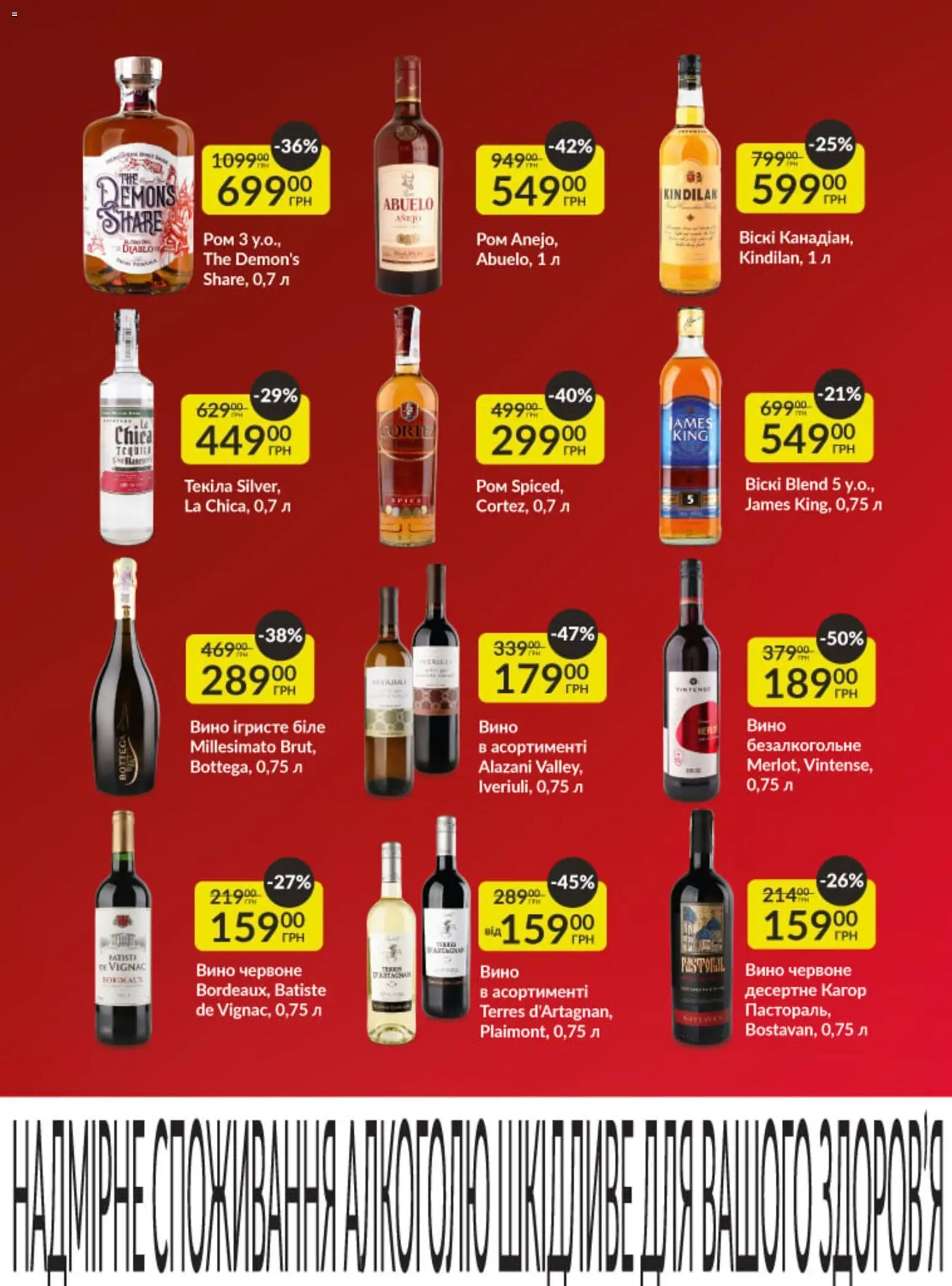 Fozzy Kаталог - дійснийкції з 01.04.2026 | Сторінка: 22 | Товари: Вино, Ром