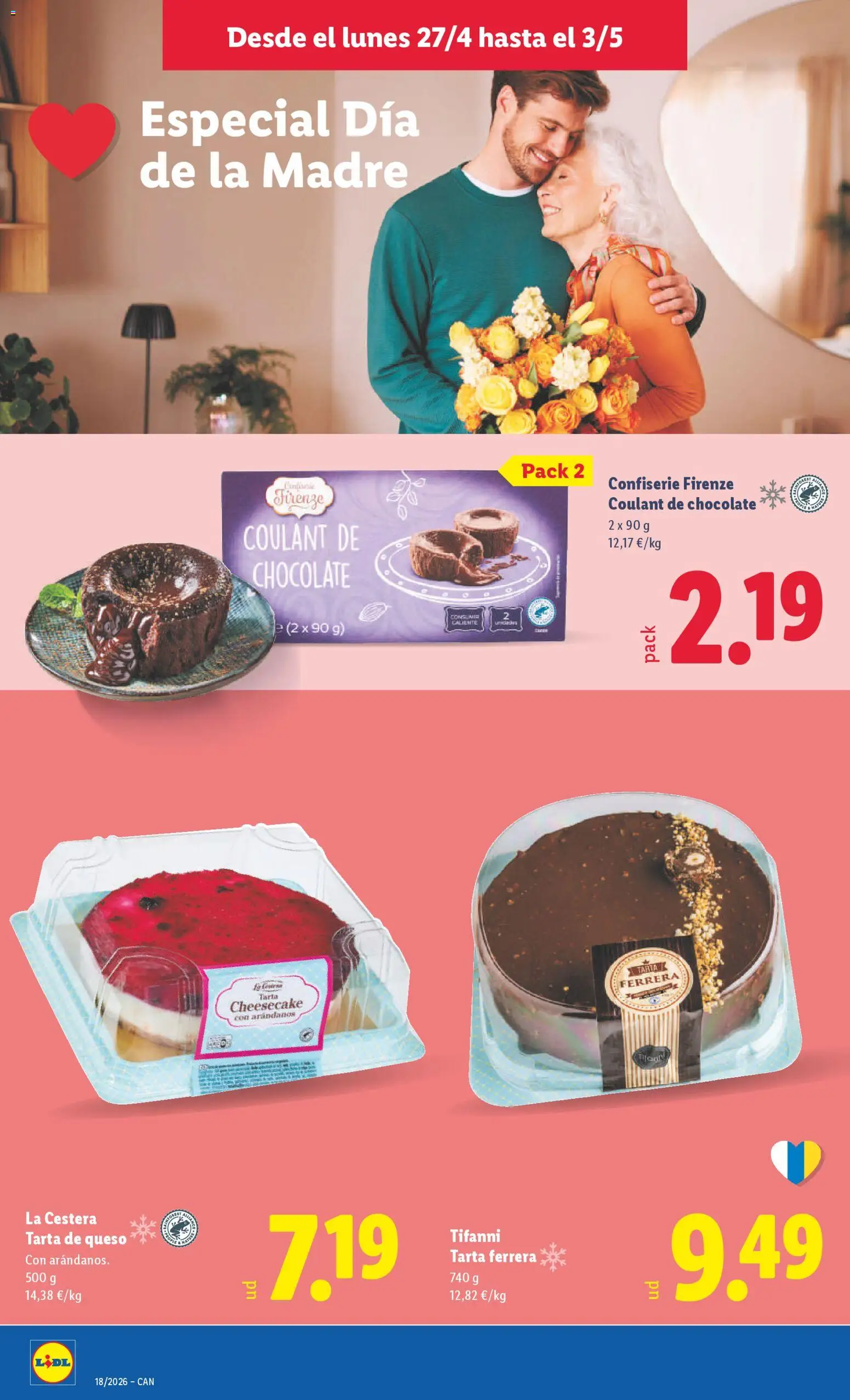 Lidl folleto │ válido desde el 27.04.2026 | Página: 20 | Productos: Queso, Chocolate