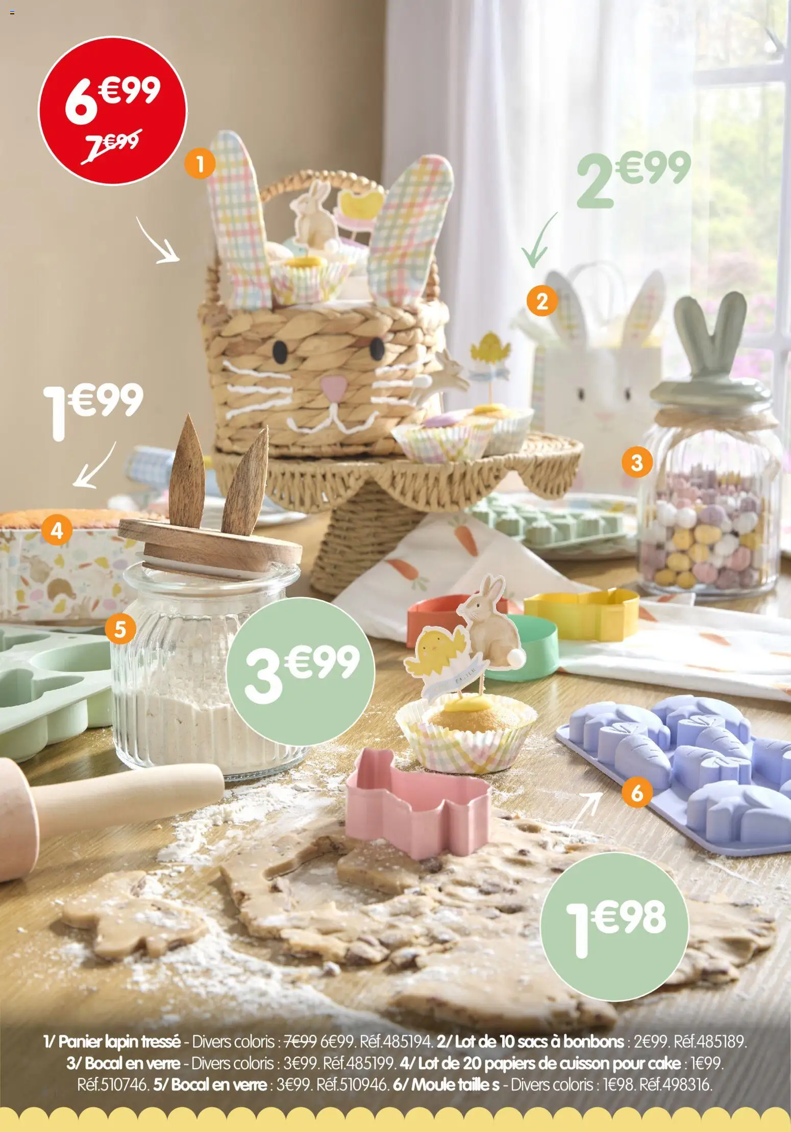 {H1} | Page: 4 | Produits: Lapin, Panier, Bonbons