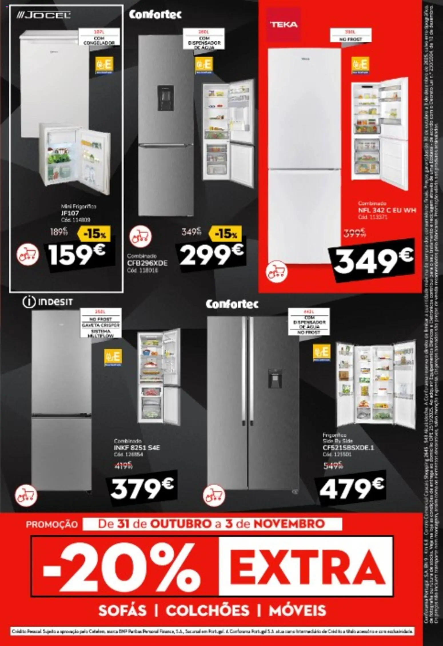 Conforama Black Friday │ válido de 30.10.2025 | Página: 8 | Produtos: Sofás, Colchões
