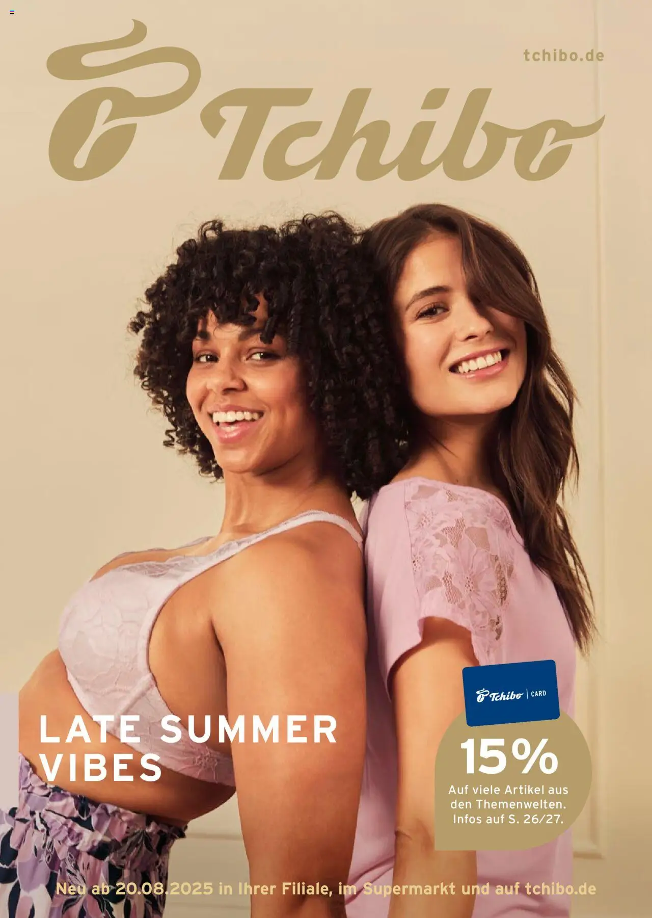 Prospekt Tchibo Late summer vibes - gültig ab dem 20.08.2025 | Seite: 1