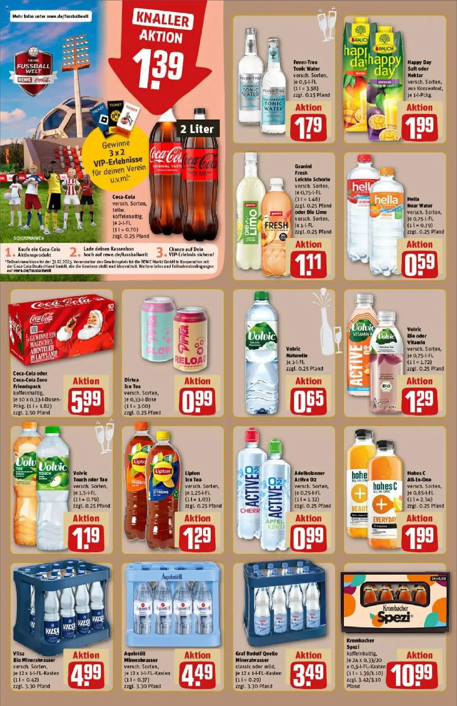 Rewe prospekt Bremen	 – gültig ab 22.12.2025 | Seite: 16 | Produkte: Zitrone, Hohes c, Tee, Volvic