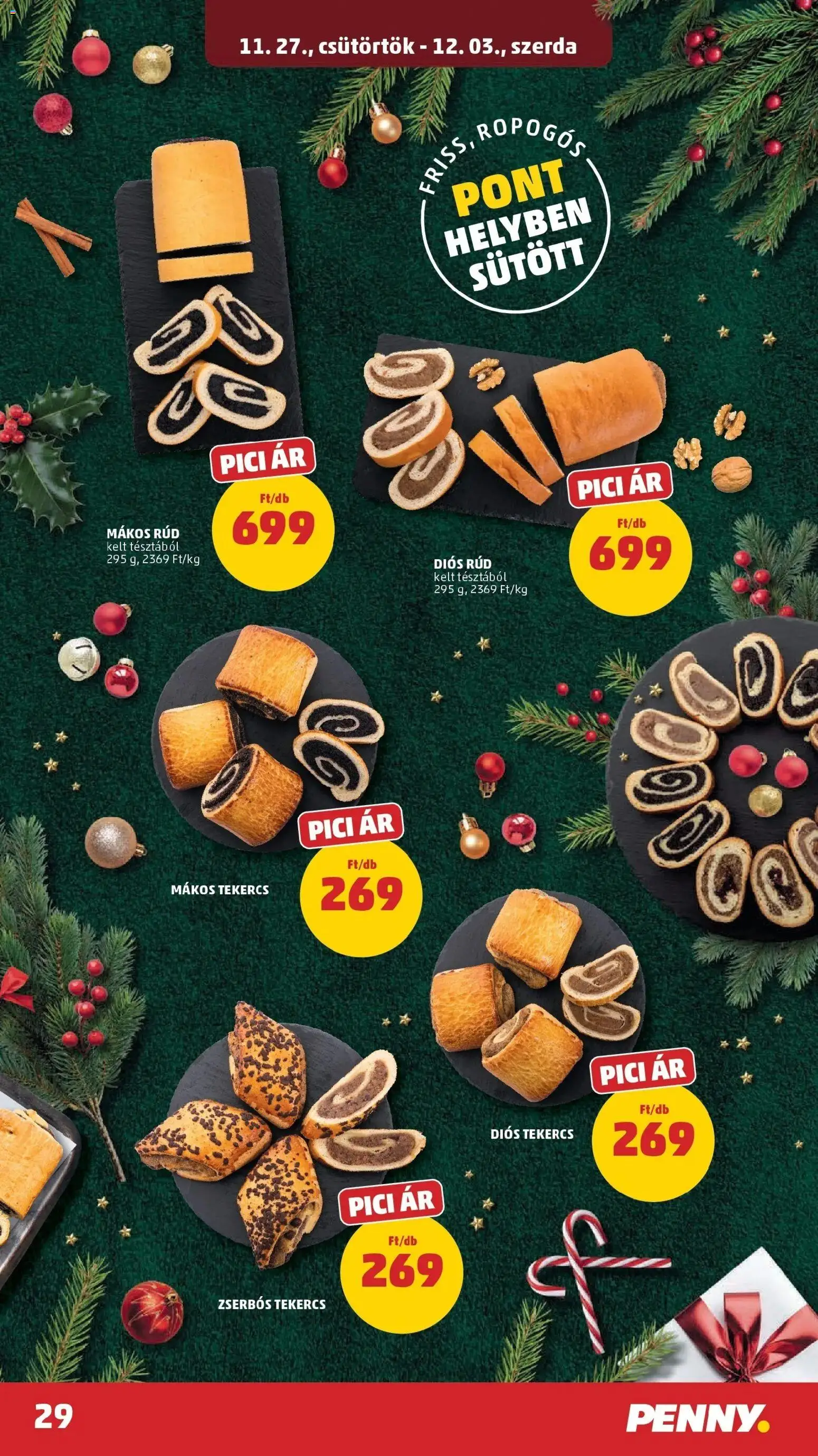 PENNY akciós ujság - amely érvényes a következő dátumtól: 26.11.2025 | Oldal: 29