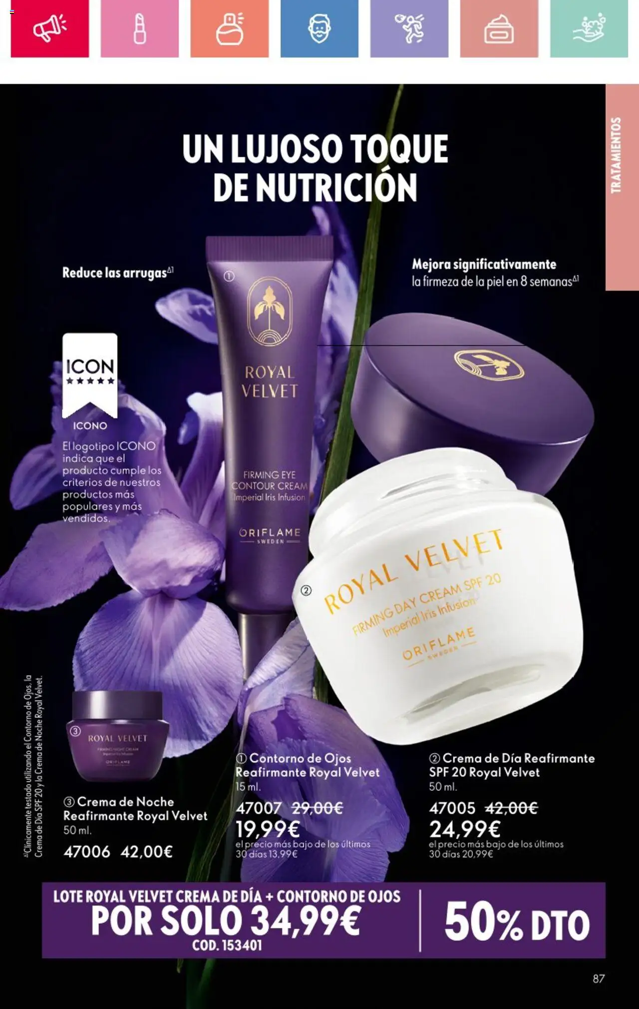 Oriflame - Catálogo Campaña 12 │ válido desde el 24.08.2025 | Página: 87 | Productos: Crema, Crema de día, Crema de noche