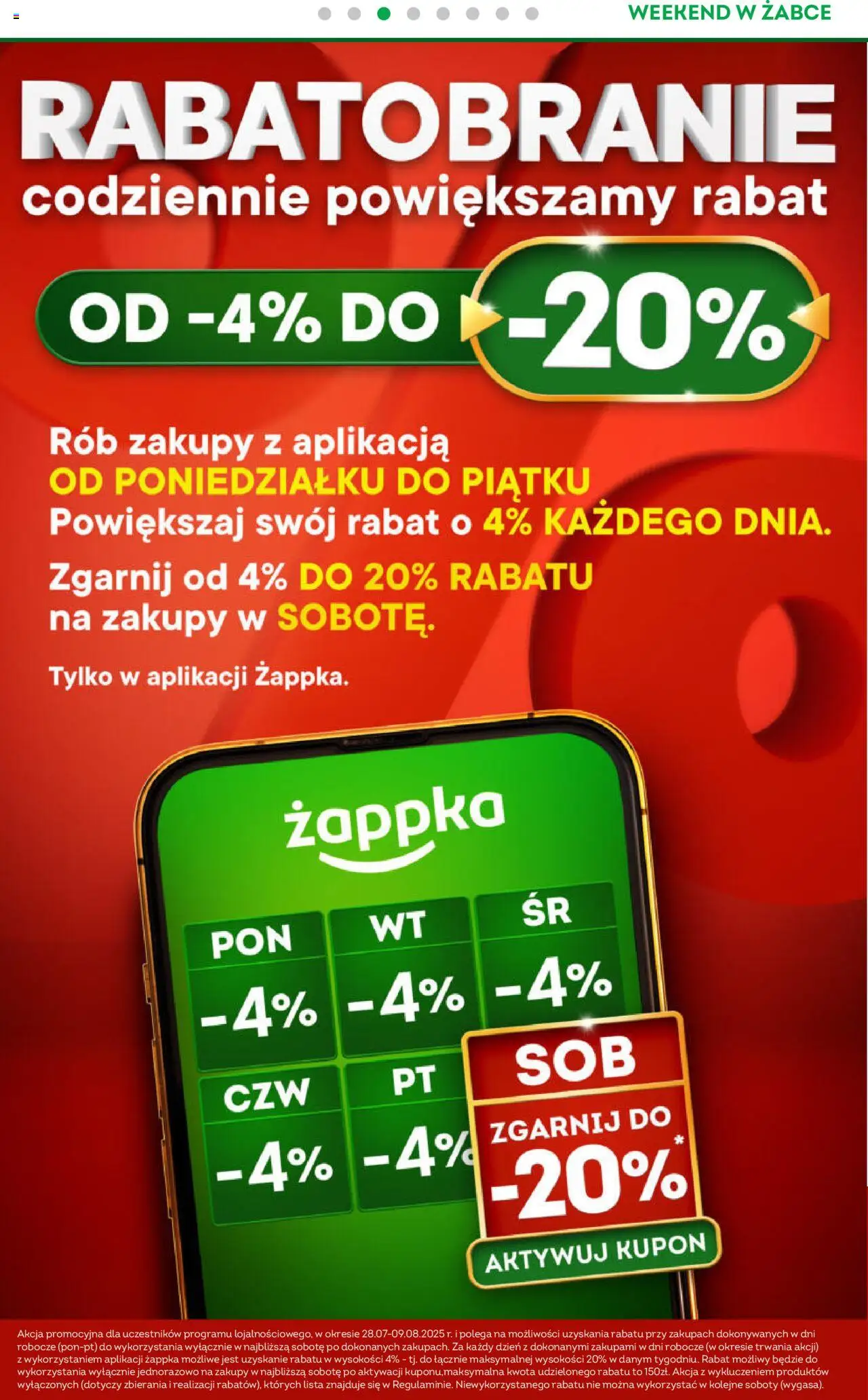 Żabka Gazetka - Weekendowe promocje od 01.08.2025 | Strona: 4