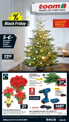 Toom Baumarkt - Black Friday ab 22.11.2025 gültig