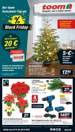 Toom Baumarkt - Black Friday ab 22.11.2025 gültig