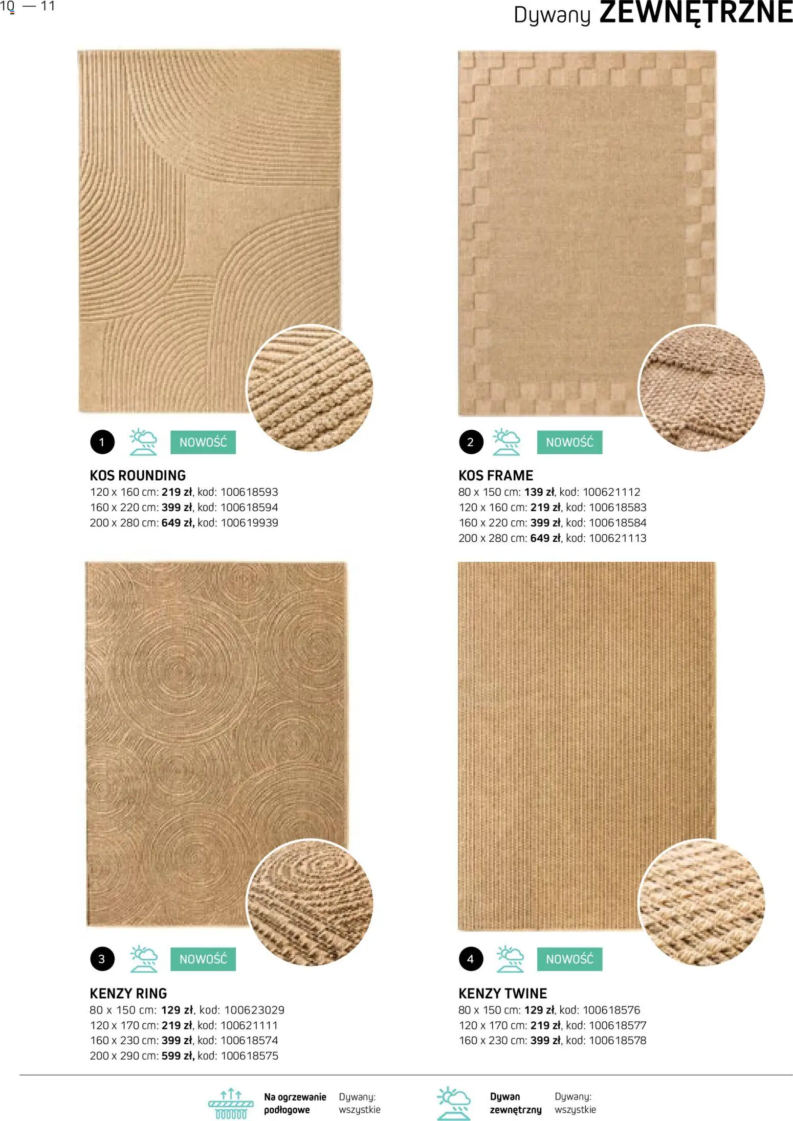 Komfort gazetka - Katalog dywanów od 17.03.2026 | Strona: 10 | Produkty: Dywan, Dywany