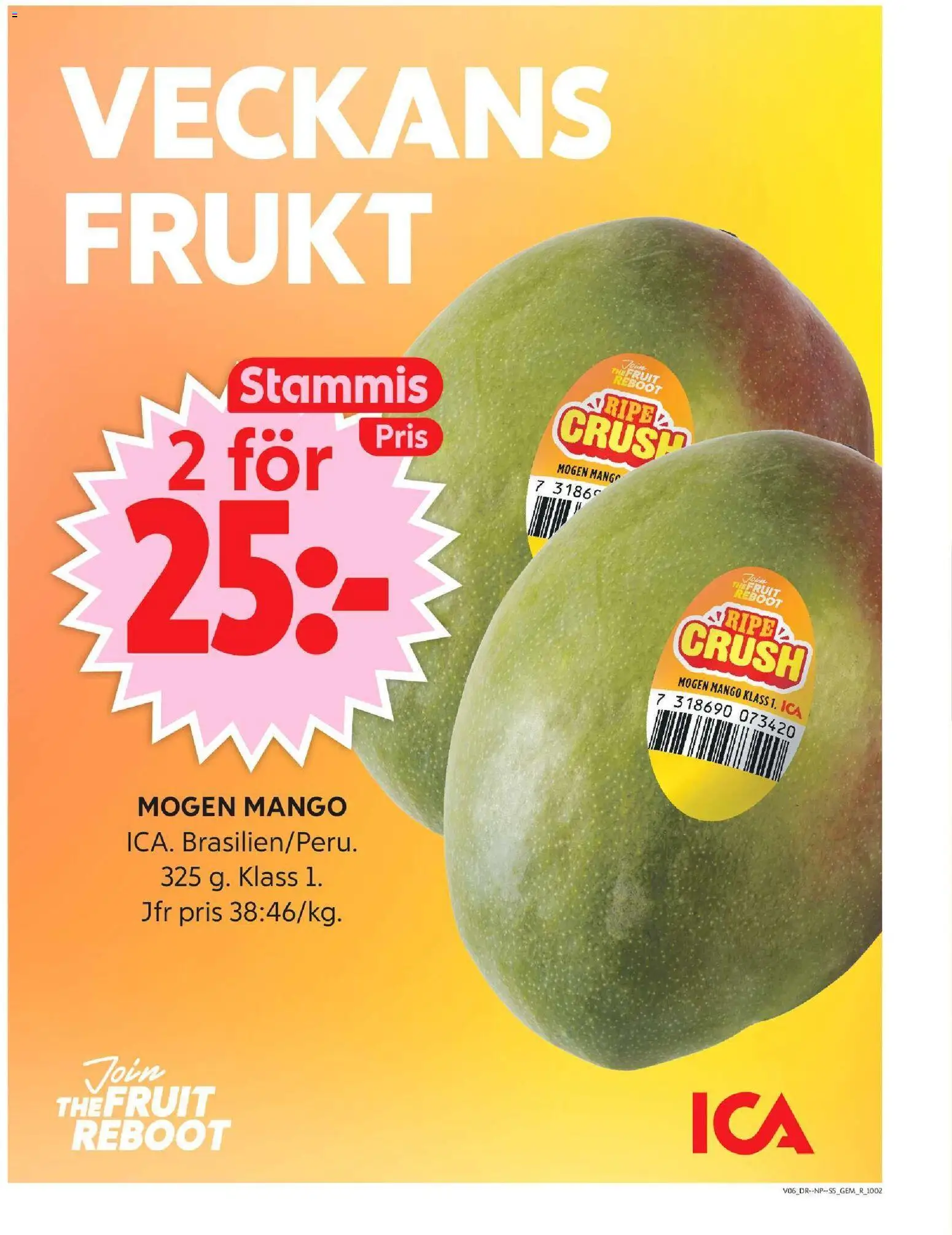 ICA Supermarket reklamblad aktuell från 02.02.2026 | Sida: 5 | Produkter: Mango