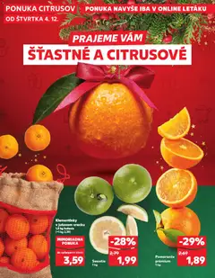 Kaufland leták platný od 04.12.2025 | Strana: 10 | Produkty: Pomaranče, Grapefruit