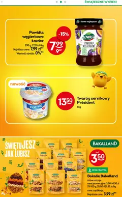 Pogląd oferty "Żabka gazetka - Codzienne produkty" - ważna od 25.03.2026 | Strona: 15 | Produkty: Daktyle, Morele, Słonecznik, Rodzynki