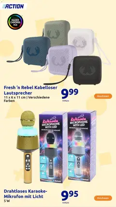 Action Geschenke ab 26.11.2025 gültig | Seite: 155 | Produkte: Mikrofon, Lautsprecher