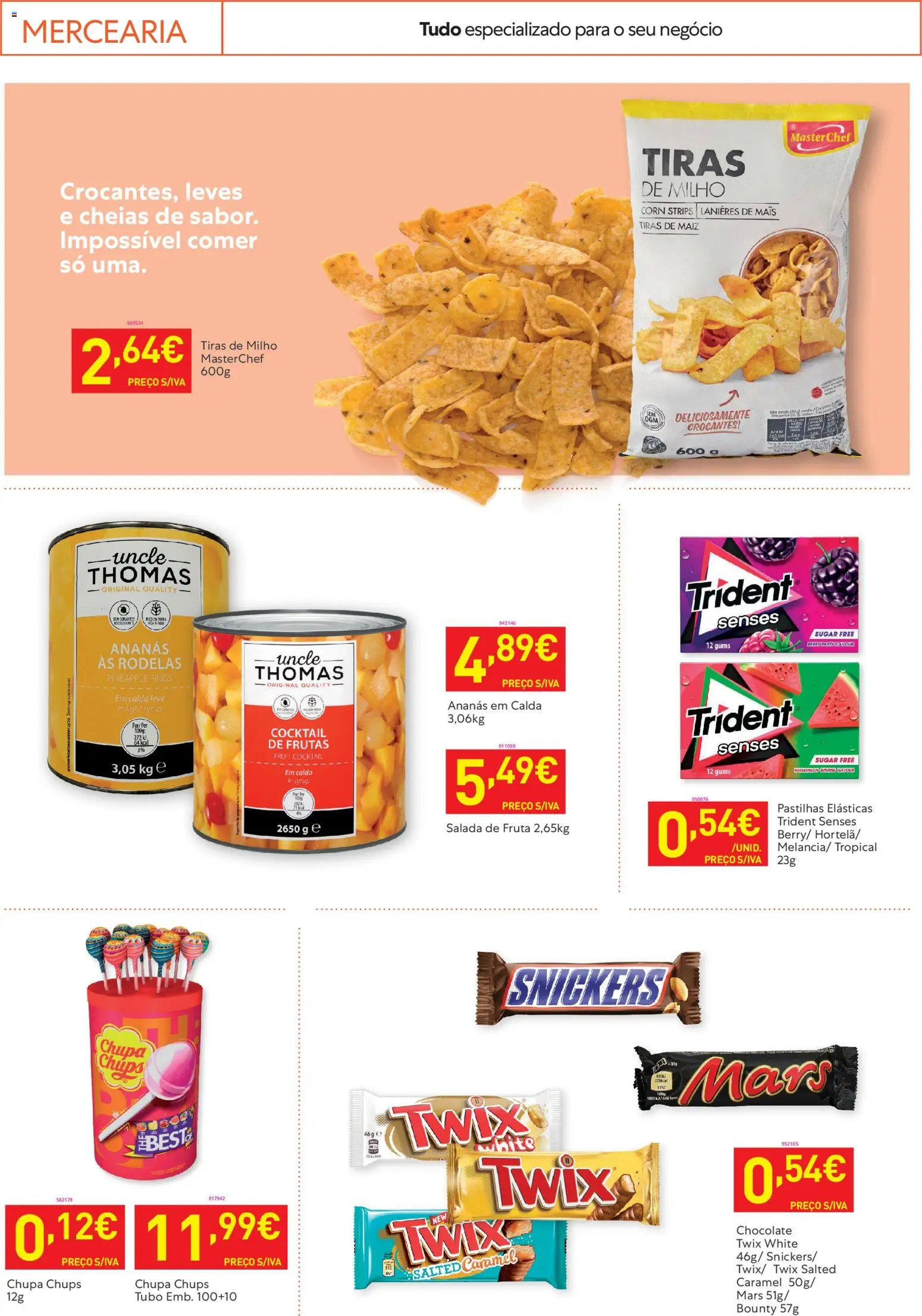 Recheio folheto │ válido de 06.01.2026 | Página: 16 | Produtos: Chocolate, Milho, Salada