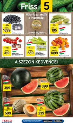 Tesco akciós ujság - amely érvényes a következő dátumtól: 17.07.2025 | Oldal: 2