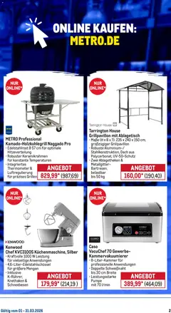 Metro Monats-Menü ab 01.03.2026 gültig | Seite: 42 | Produkte: Thermometer