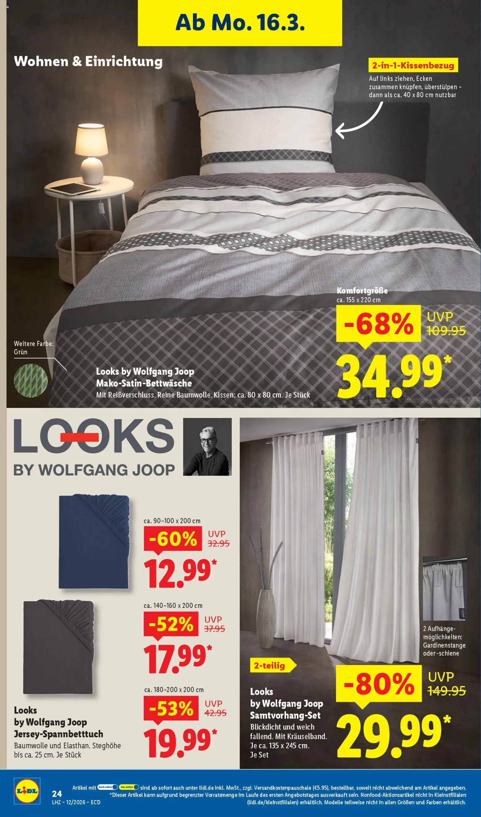 Lidl - Prospekt – gültig ab 16.03.2026 | Seite: 12 | Produkte: Kissen