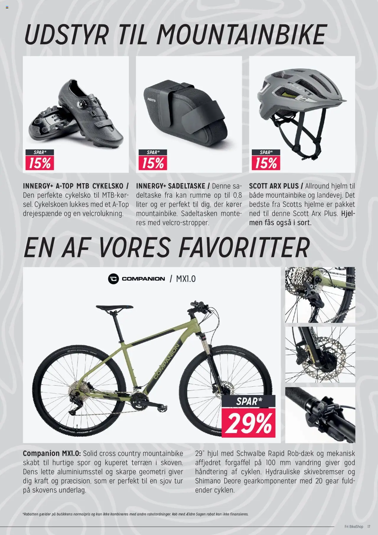 Fri BikeShop tilbudsavis – gyldig fra 01.10.2024 | Side: 17 | Produkter: Søm
